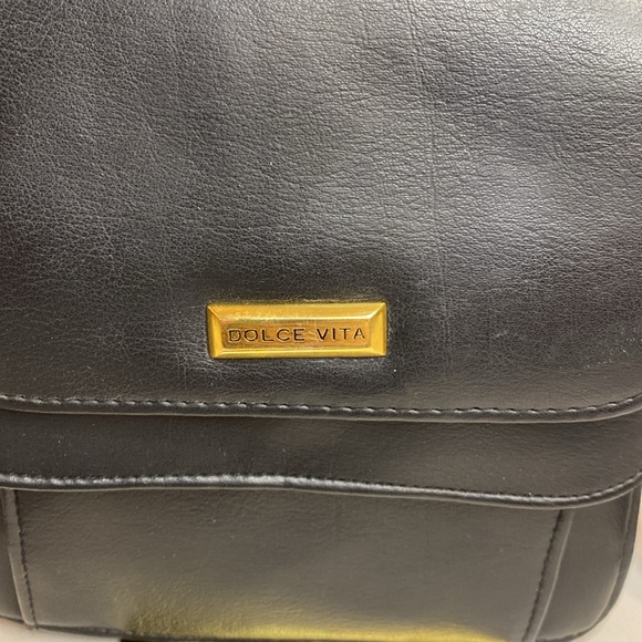 Dolce Vita Black Leather Crossbody - Picture 2 of 13